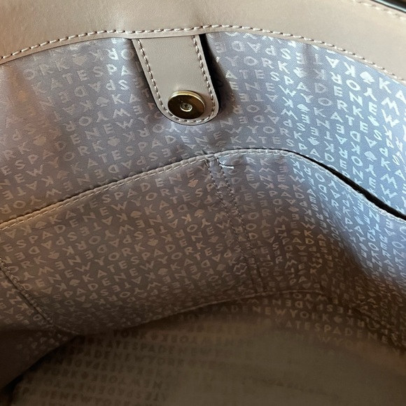Kate Spade Gray Tote with Owl Accent